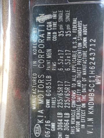2017 KIA SEDONA LX - KNDMB5C11H6243712