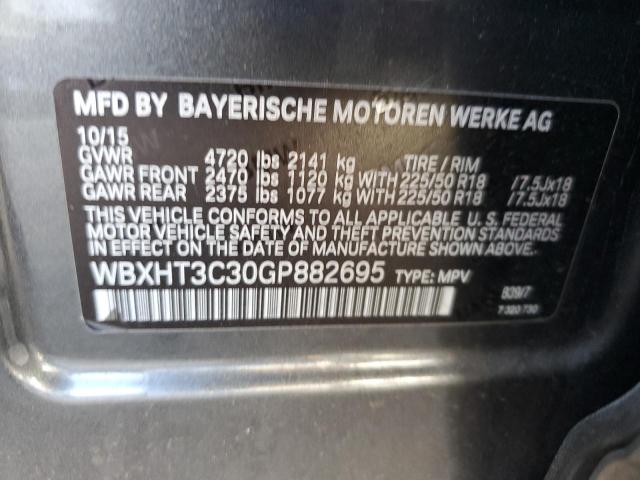 VIN WBXHT3C30GP882695 2016 BMW X1 no.13