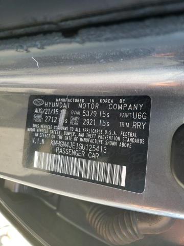 2016 HYUNDAI GENESIS 3. - KMHGN4JE1GU125413
