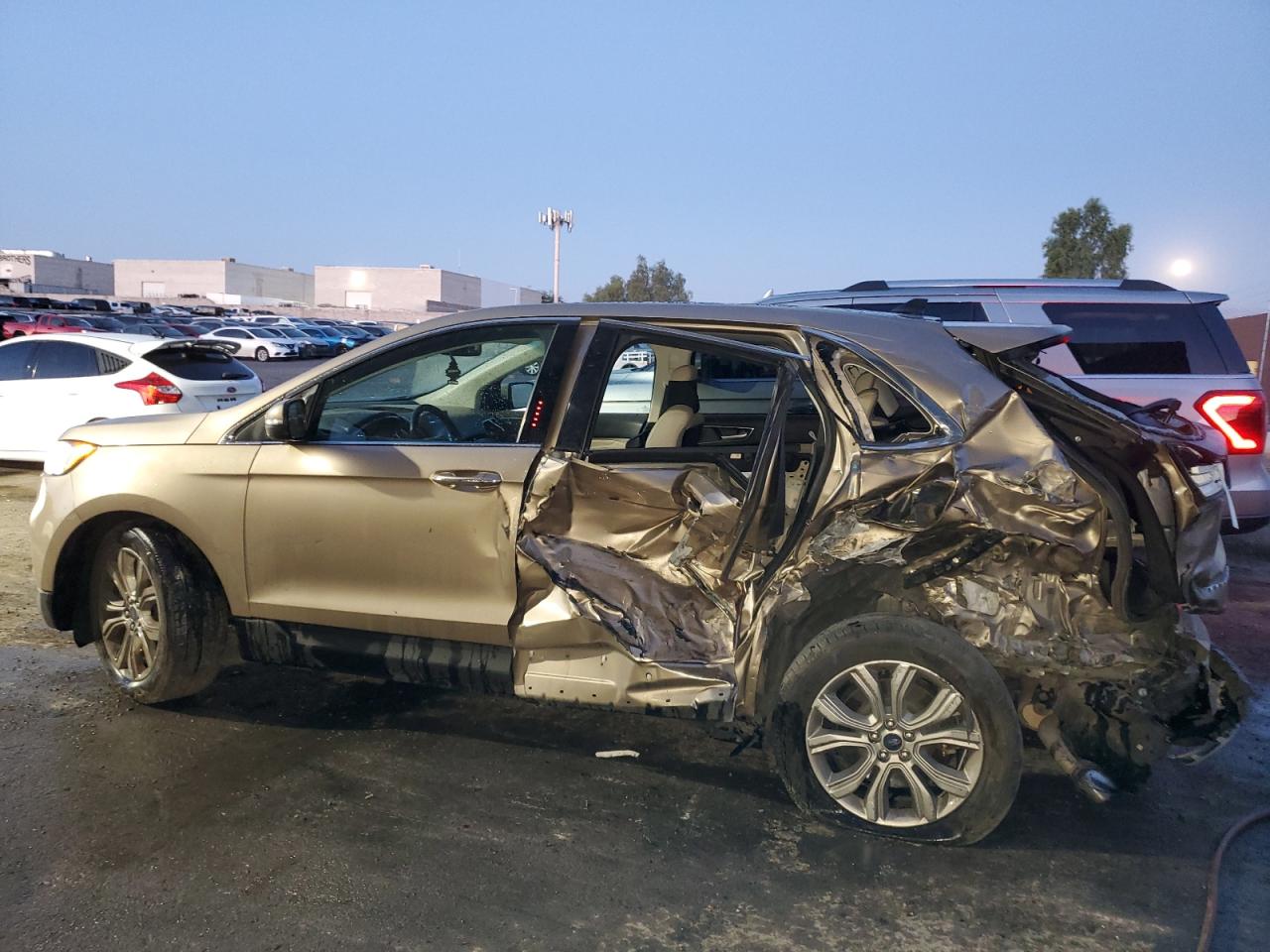 Lot #2964412268 2021 FORD EDGE TITAN