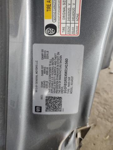 1G1FB1RSXM0141560 2021 CHEVROLET CAMARO