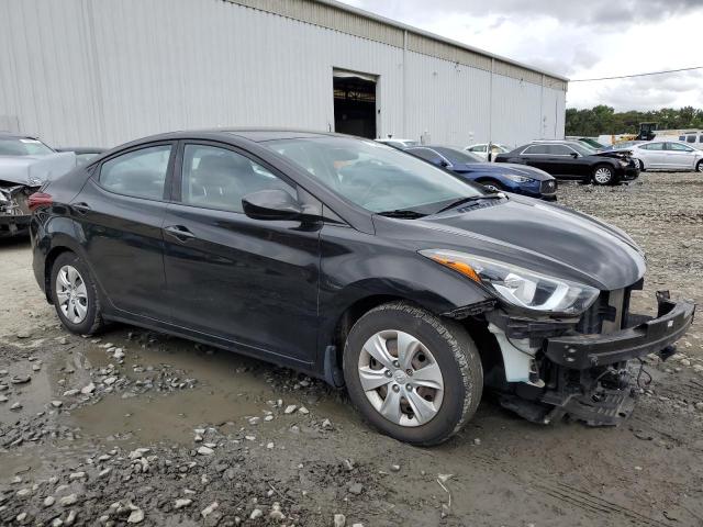 HYUNDAI ELANTRA SE 2016 black sedan 4d gas KMHDH4AE1GU501523 photo #1