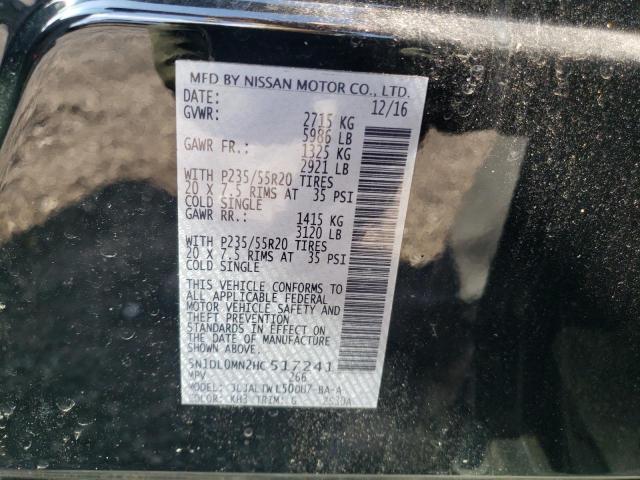 2017 INFINITI QX60 - 5N1DL0MN2HC517241