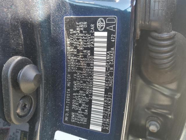2018 TOYOTA COROLLA L - 2T1BURHE5JC048800