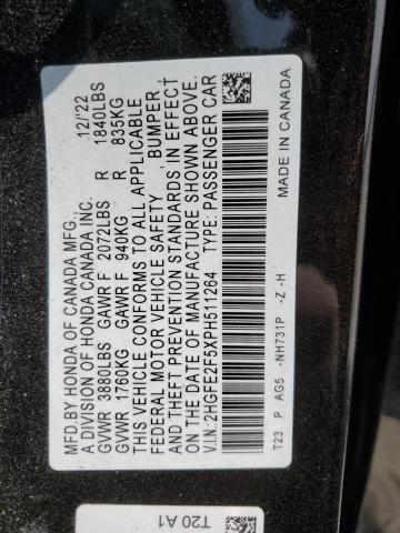 2023 HONDA CIVIC SPOR - 2HGFE2F5XPH511264