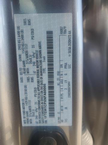 2022 FORD F150 SUPER - 1FTEW1CPXNFA60066