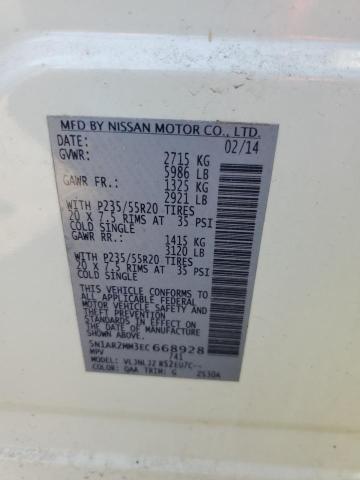 VIN 5N1AR2MM3EC668928 2014 Nissan Pathfinder, S no.13