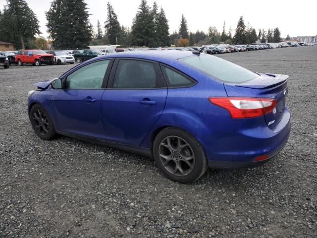 FORD FOCUS SE 2014 blue  gas 1FADP3F22EL325977 photo #3