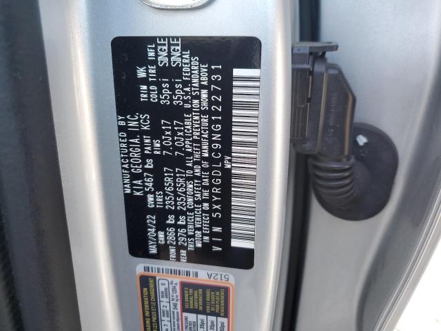2022 KIA SORENTO LX - 5XYRGDLC9NG122731