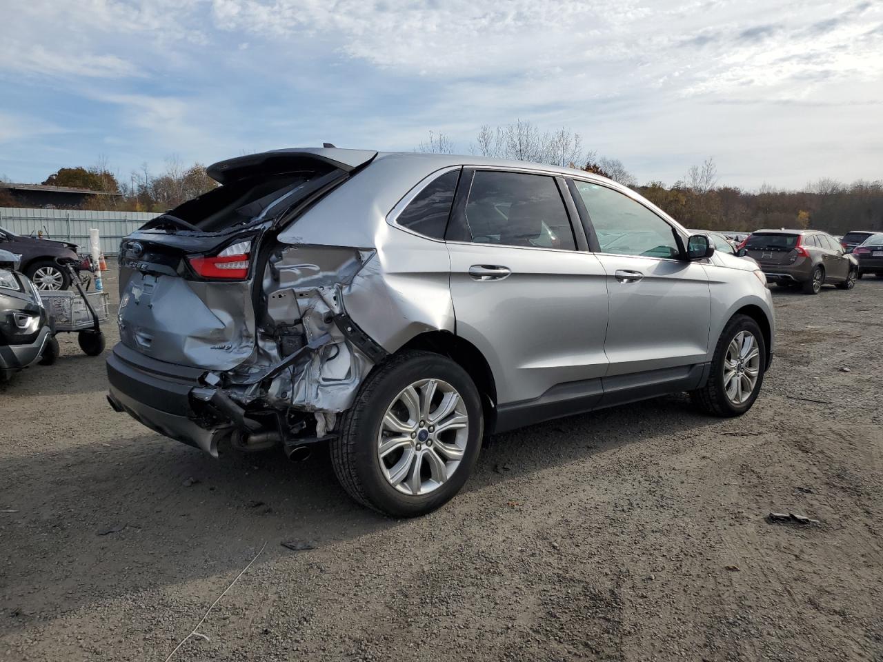 Lot #2970056550 2022 FORD EDGE TITAN