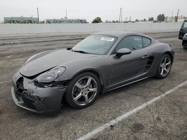 PORSCHE CAYMAN 2017 gray  gas WP0AA2A82HS270137 photo #1