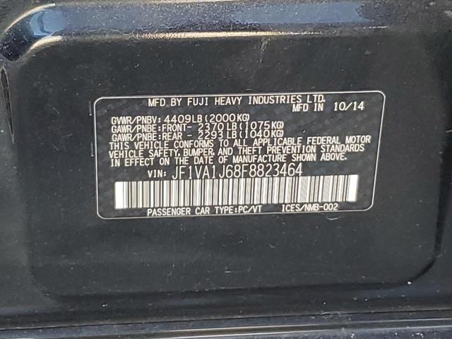 2015 SUBARU WRX LIMITE - JF1VA1J68F8823464