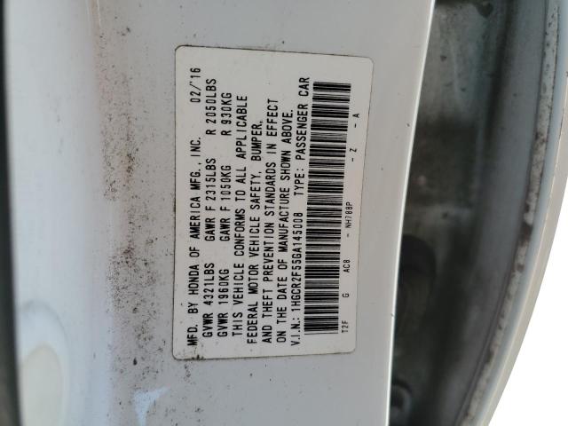 2016 HONDA ACCORD SPO - 1HGCR2F55GA145008