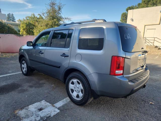 HONDA PILOT LX 2009 gray  gas 5FNYF48229B038181 photo #4