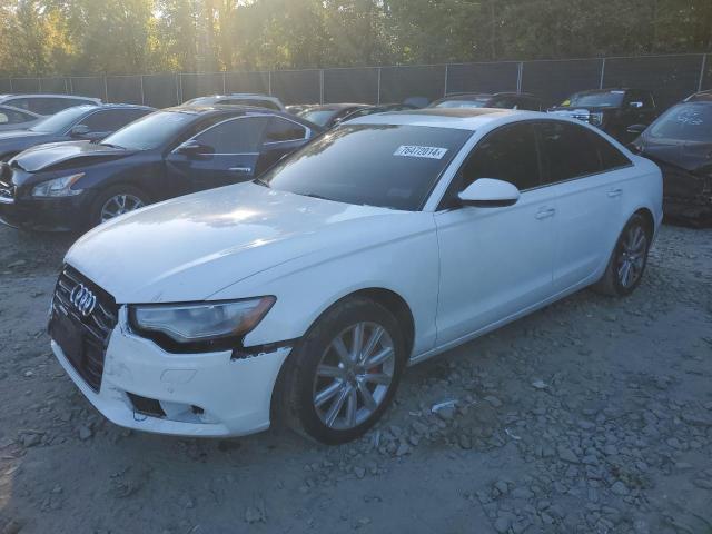 AUDI A6 PREMIUM 2015 white  gas WAUGFAFC8FN002298 photo #1