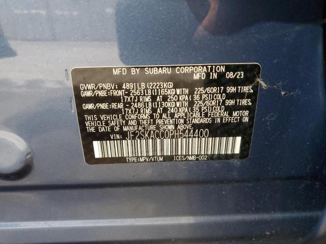 2023 SUBARU FORESTER JF2SKACC0PH544400