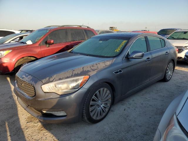 KIA K900 2015 gray  gas KNALU4D40F6026736 photo #1