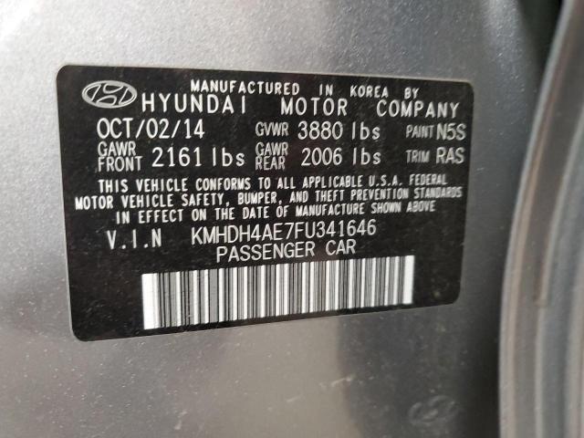 2015 HYUNDAI ELANTRA SE - KMHDH4AE7FU341646