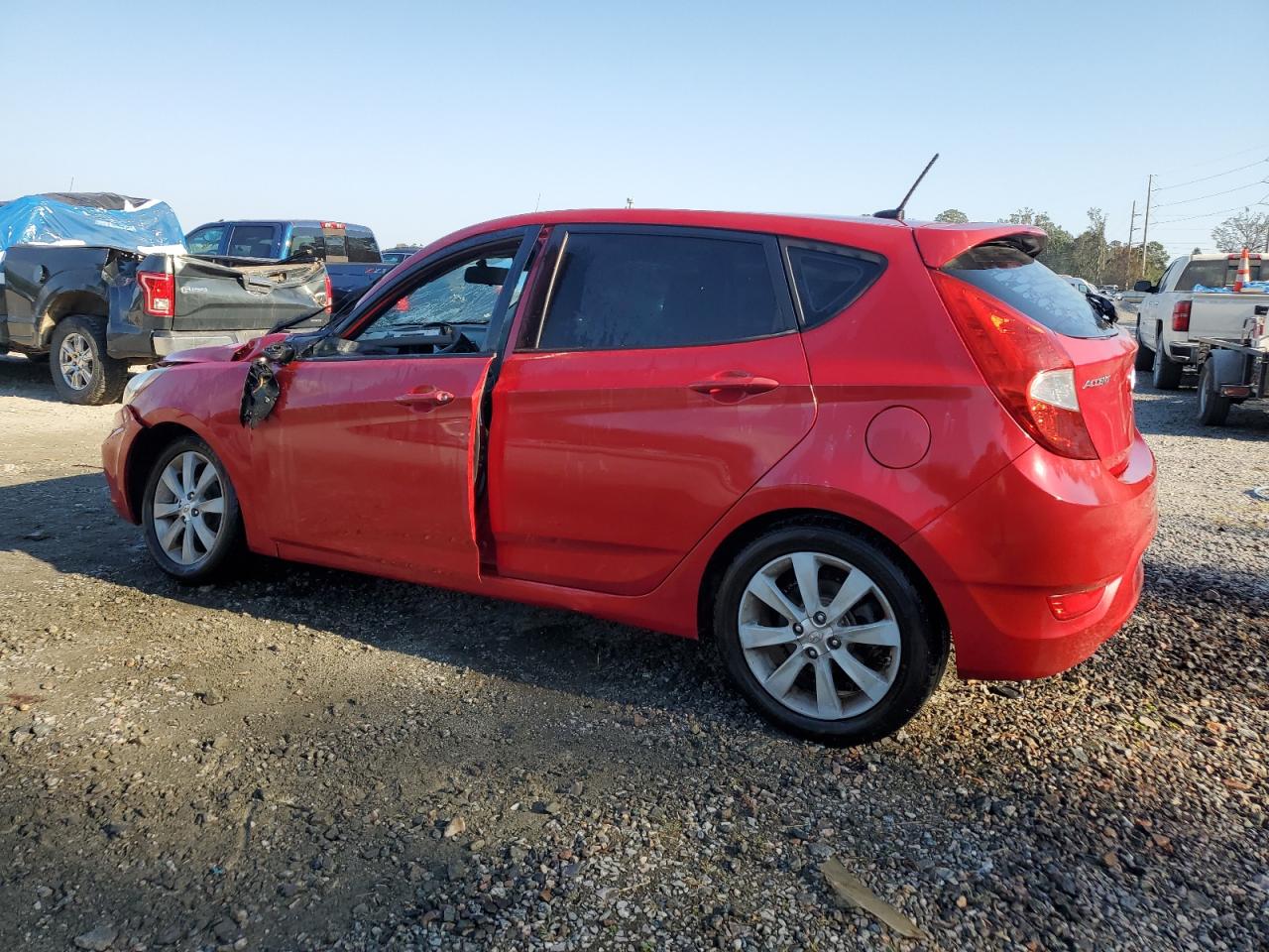 Lot #2935937880 2012 HYUNDAI ACCENT GLS