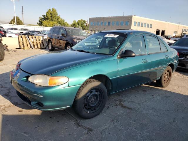 MERCURY TRACER GS 1997 green  gas 1MELM10P9VW658939 photo #1