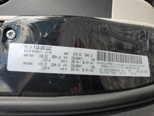 2017 CHRYSLER PACIFICA T - 2C4RC1BG9HR642104