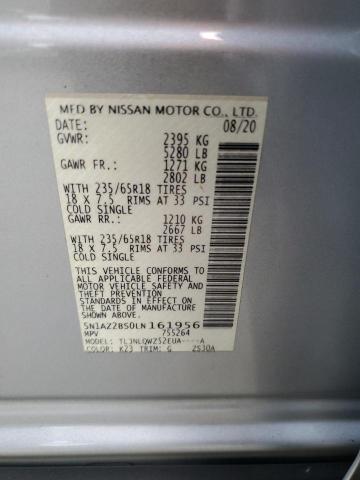 2020 NISSAN MURANO SV - 5N1AZ2BS0LN161956