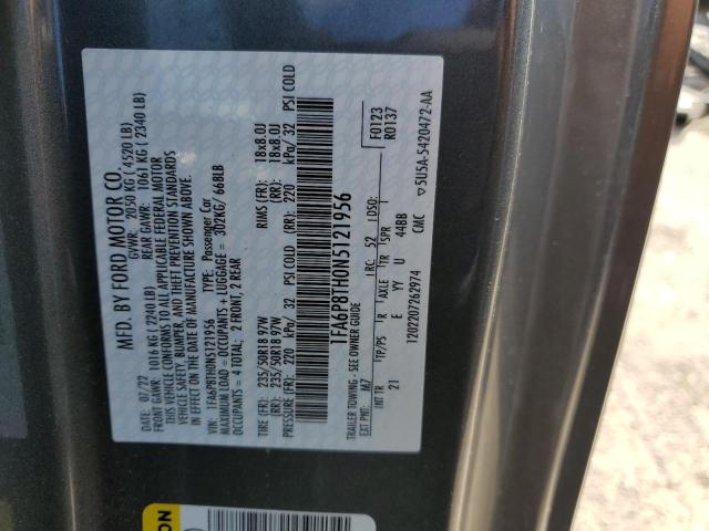 2022 FORD MUSTANG - 1FA6P8TH0N5121956