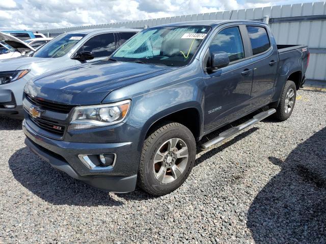 CHEVROLET COLORADO Z 2019 blue  gas 1GCGSDEN1K1243821 photo #1