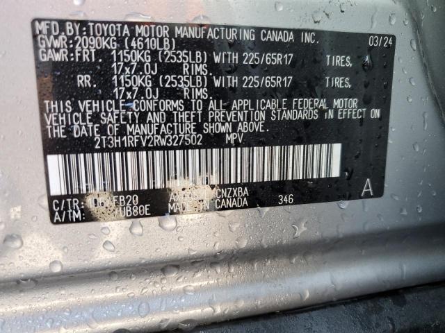 2024 TOYOTA RAV4 LE - 2T3H1RFV2RW327502
