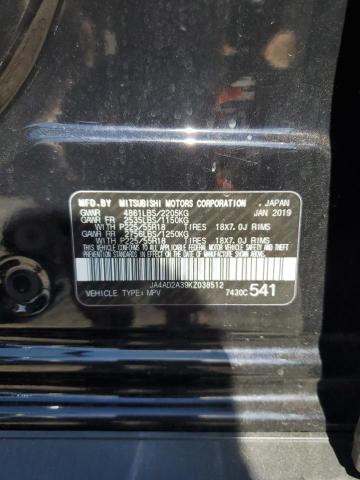 VIN JA4AD2A39KZ038512 2019 Mitsubishi Outlander, ES no.14