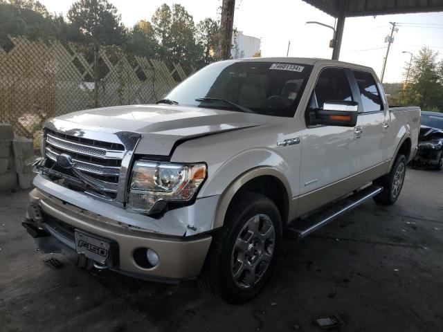 FORD F150 SUPER 2014 white  gas 1FTFW1ET0EFA90045 photo #1