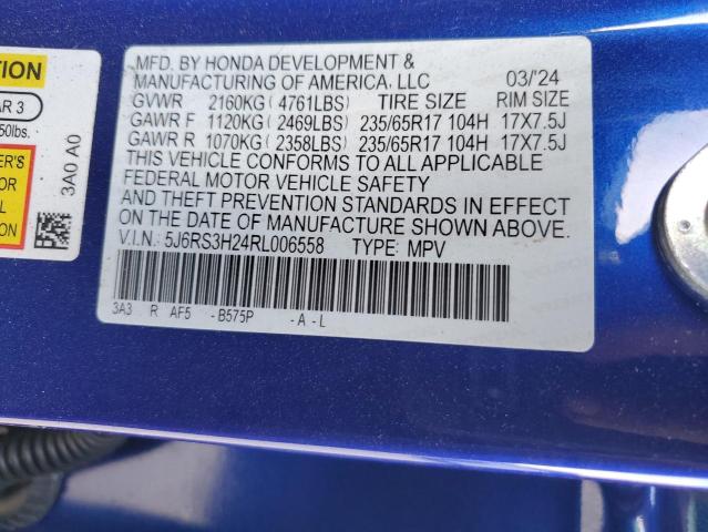 2024 HONDA CR-V LX - 5J6RS3H24RL006558