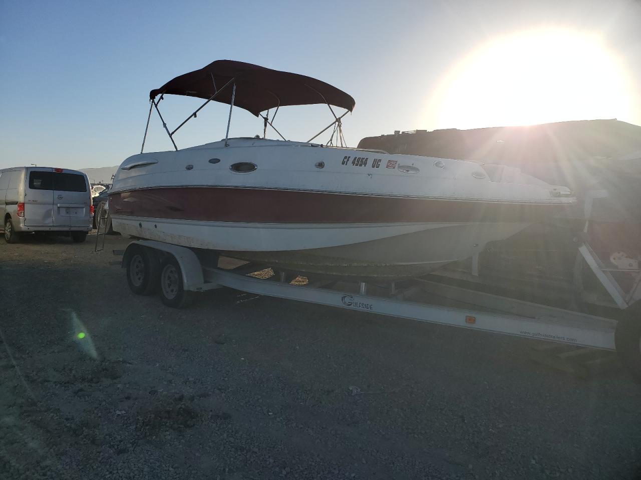  Salvage Chaparral Boat&trail