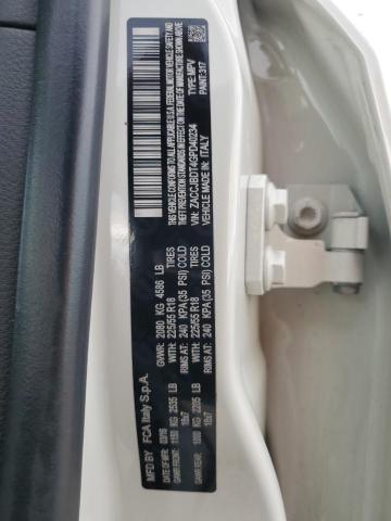 2016 JEEP RENEGADE ZACCJBDT4GPD40234