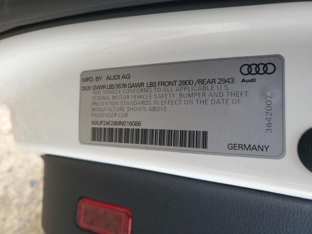 2021 AUDI A7 PREMIUM - WAUP2AF28MN016086