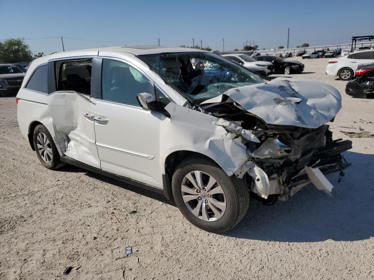 Lot #2936122227 2014 HONDA ODYSSEY EX