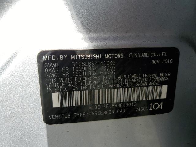 2017 MITSUBISHI MIRAGE G4 - ML32F3FJ8HHF16019