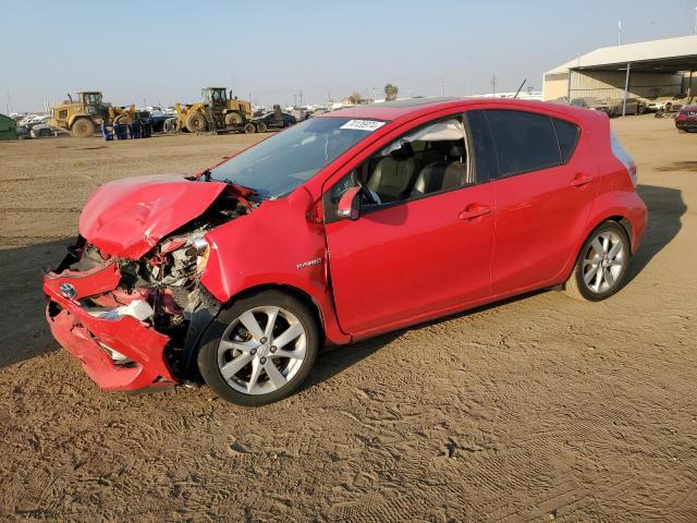 TOYOTA PRIUS C 2012 red  hybrid engine JTDKDTB3XC1001600 photo #1