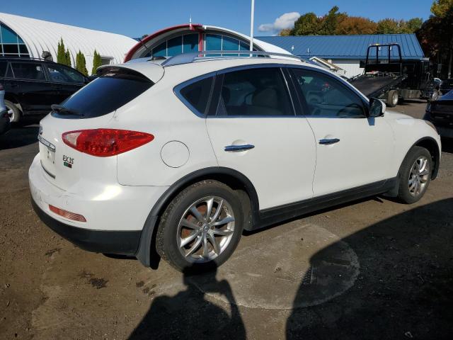 INFINITI EX35 BASE 2010 white station gas JN1AJ0HR7AM755342 photo #4