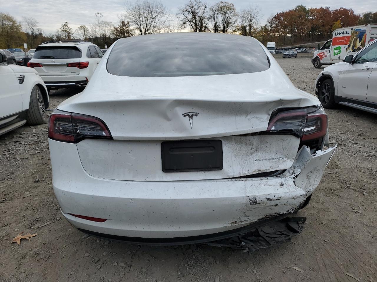 Lot #2994088389 2022 TESLA MODEL 3