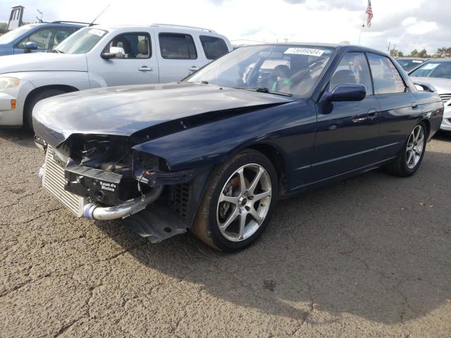 NISSAN SKYLINE 1989 blue   HNR32002973 photo #1