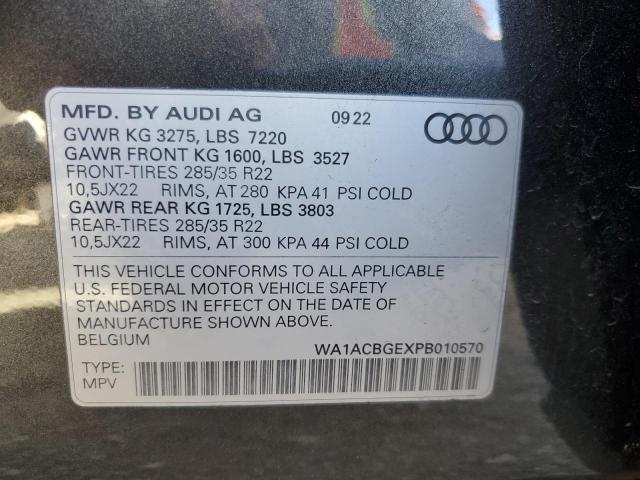 2023 AUDI E-TRON S P WA1ACBGEXPB010570