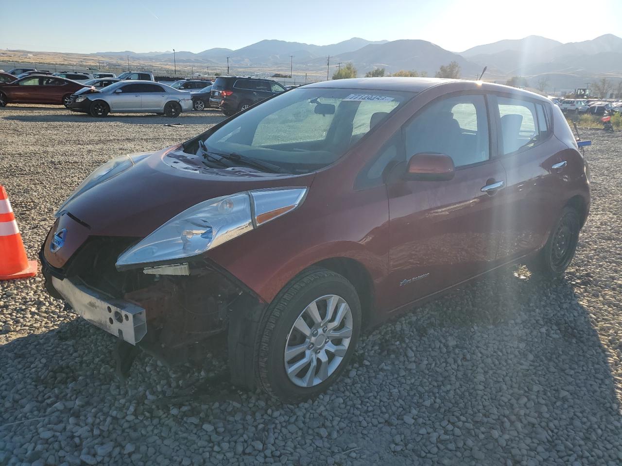 Lot #2943453139 2013 NISSAN LEAF S