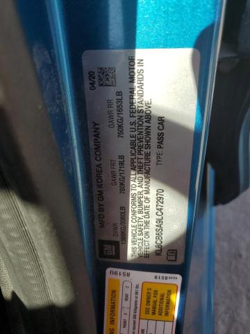 2020 CHEVROLET SPARK LS - KL8CB6SA9LC472970