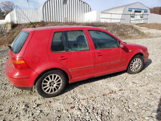 VOLKSWAGEN GOLF GLS 2003 red hatchbac gas 9BWGK61J834003167 photo #4