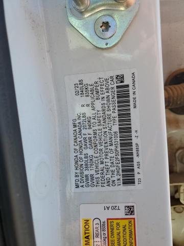 2023 HONDA CIVIC SPOR - 2HGFE2F50PH531006