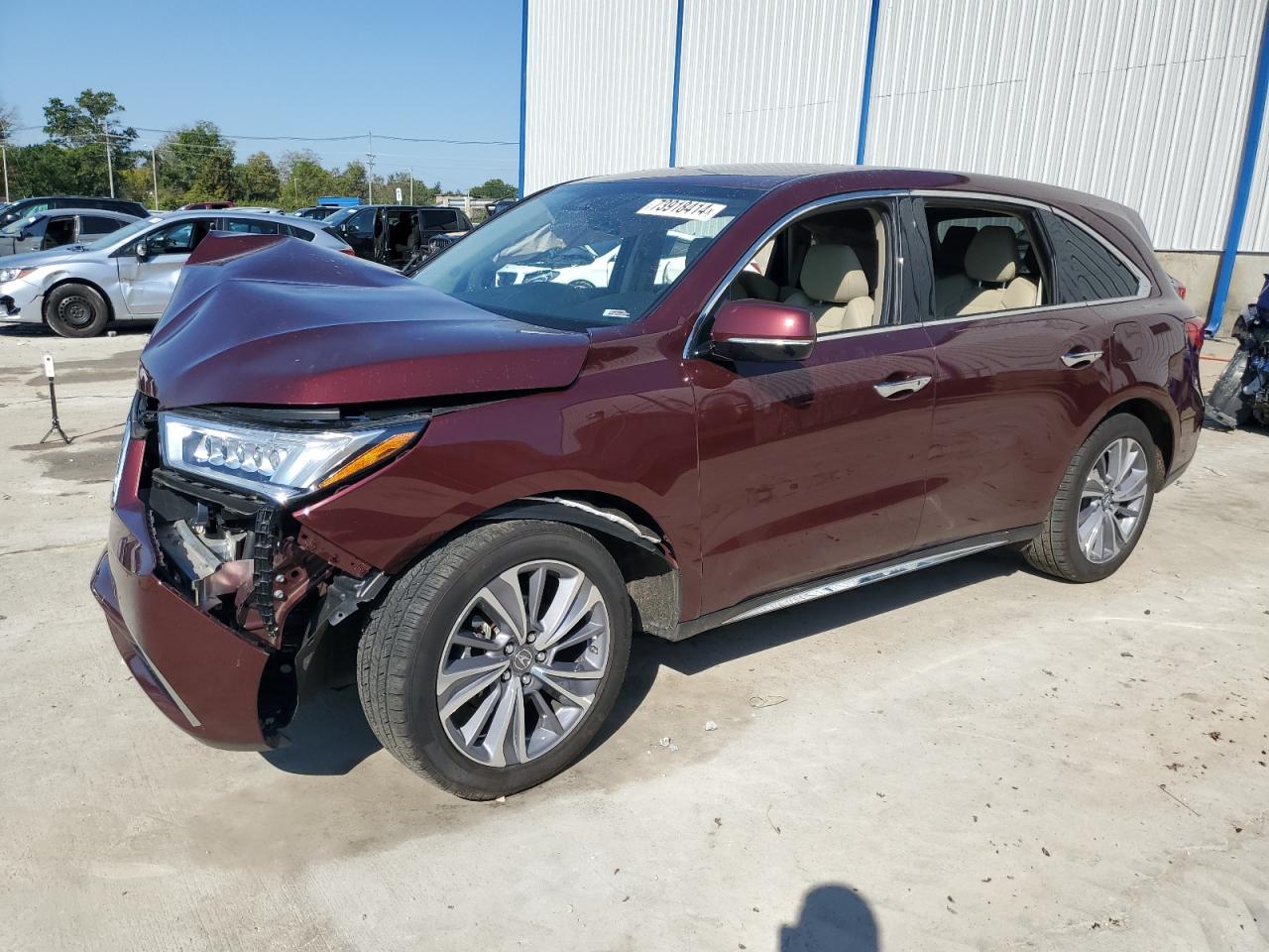 Lot #2919195888 2018 ACURA MDX TECHNO