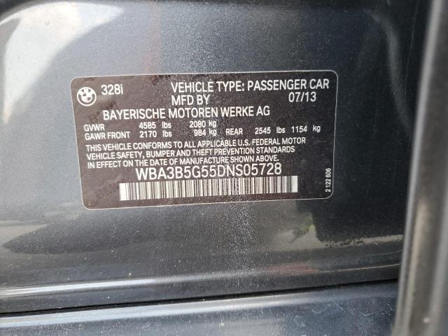 VIN WBA3B5G55DNS05728 2013 BMW 3 Series, 328 Xi Sulev no.12