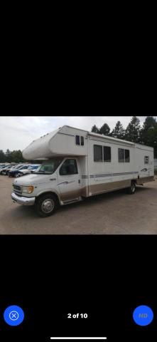 FORD ECONOLINE 2001 white  gas 1FDXE45S21HB55522 photo #3