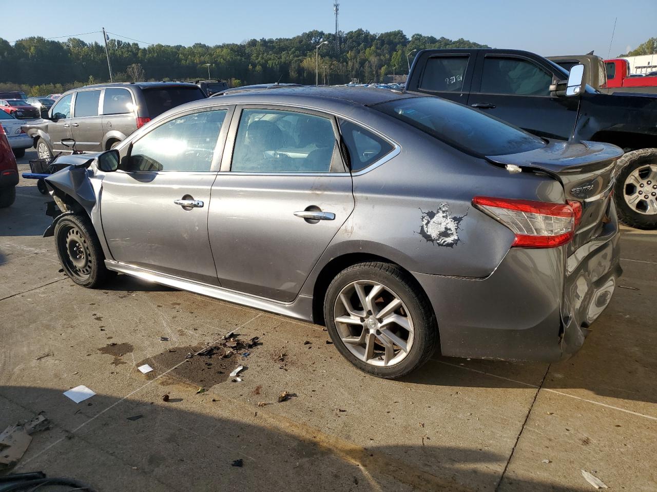 Lot #2940786403 2015 NISSAN SENTRA S